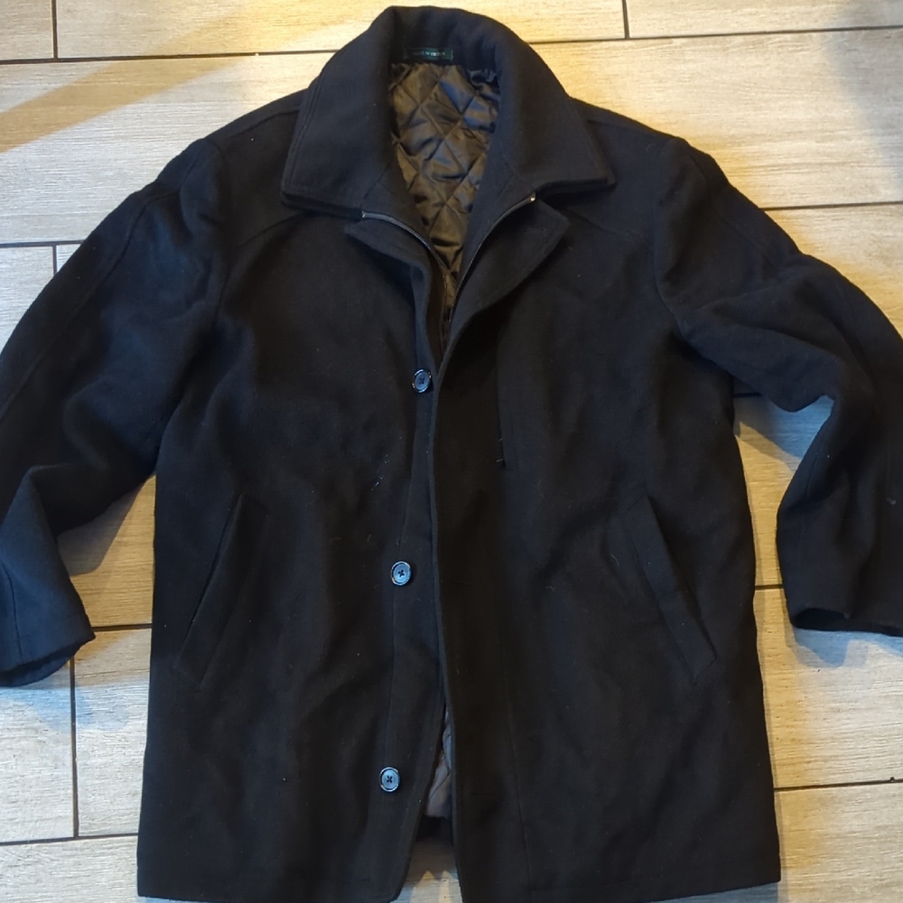 Lauren Ralph Lauren Men's Black Pea Coat